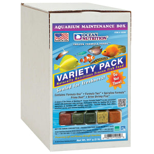 Ocean Nutrition Frozen Formula Variety Pack "Roll-A-Cube" 10 Cube Blister Pack