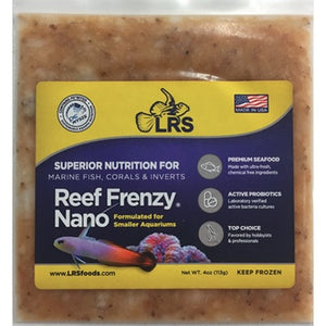LRS Reef Frenzy Nano Frozen Food 4oz Flat Pack