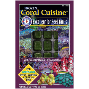 San Francisco Bay Brand Coral Cuisine Frozen Fish Food 3.5oz Blister Pack