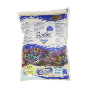 CaribSea Bimini Pink Arag-Alive! Live Reef Sand 20 lb. Bag