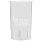 High Flow Flexible Filter Media Cup 4in - Sea Foam White