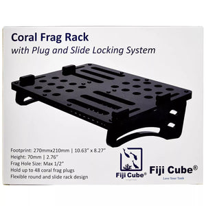 Fiji Cube Coral Frag Rack with Plug and Slide Locking System