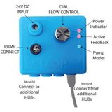 USED eFLUX DC Flow Pump 520 GPH Manifold #3230 HUB ONLY