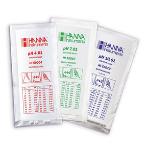 Hanna Instruments pH Calibration Buffer Satchel