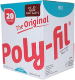 Poly-Fil Fiber Fill Stuffing, Premium Polyester 20lb Box