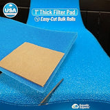 H2Pro Coarse Filter Sponge Filter Pad Roll (Blue - 11.8" x 70.8" x 0.78")