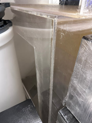 Used Acrylic Peninsula Lowboy Tank