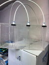Used Dosing Pump Reservoir, Three Chamber 1500mL Each