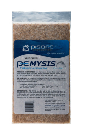 Piscine Energetics Frozen Mysis Shrimp 16oz Flat Pack