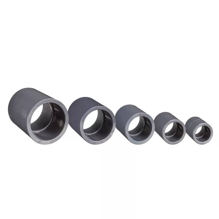 Metric to Standard PVC Coupler - Slip X Slip – Summit City Coral