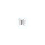 Bulk Reef Supply Bulkhead ABS Slip x Slip