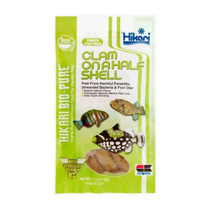 Hikari Bio-Pure Frozen Clam on a Half Shell 4oz Pack