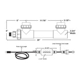 Aqua Ultraviolet 25W Classic UV Sterilizer - Black