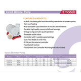OCTO VarioS 2-S Controllable Skimmer Pump